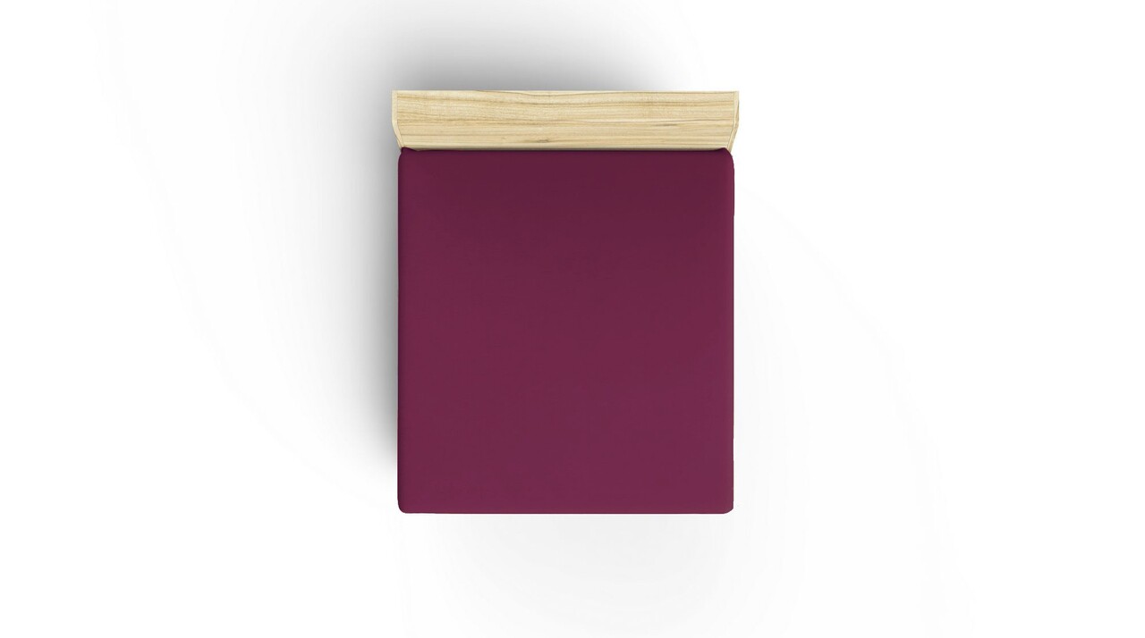 Cearceaf de pat cu elastic Ranforce Double Small (DE), L'essentiel Maison, Purple, Mov - imagine 4
